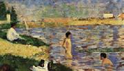 Georges Seurat Les Poseuses Norge oil painting reproduction